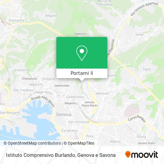 Mappa Istituto Comprensivo Burlando
