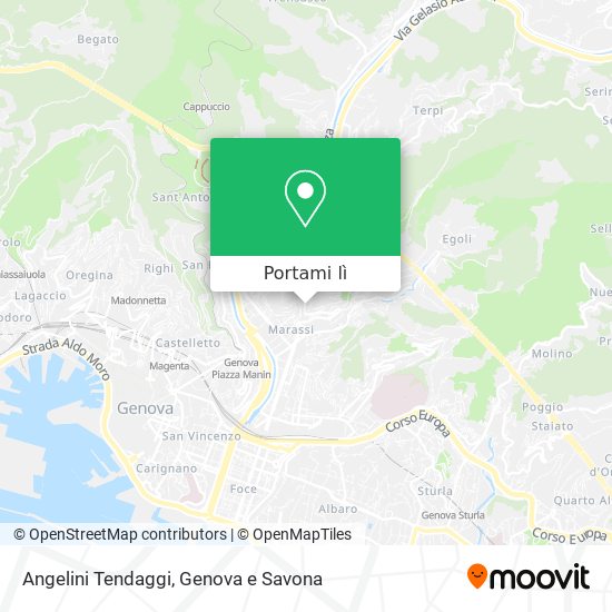 Mappa Angelini Tendaggi