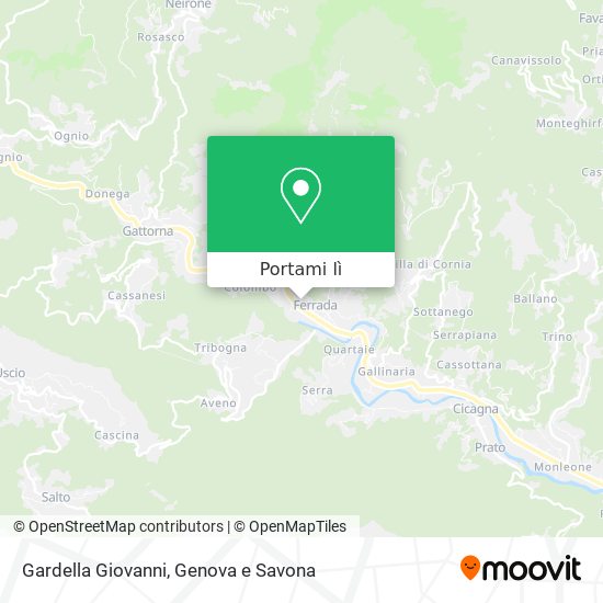 Mappa Gardella Giovanni