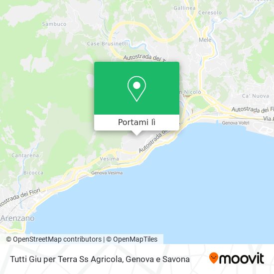 Mappa Tutti Giu per Terra Ss Agricola