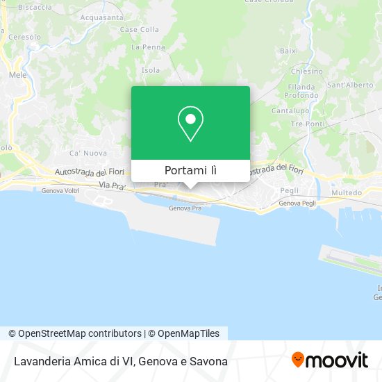 Mappa Lavanderia Amica di VI