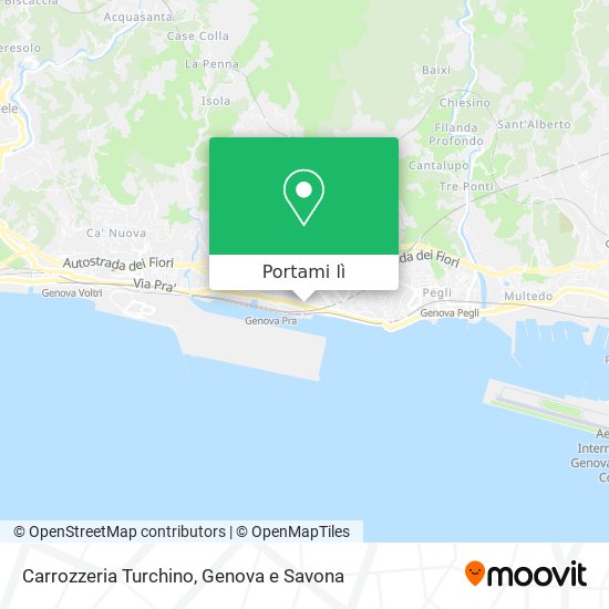 Mappa Carrozzeria Turchino