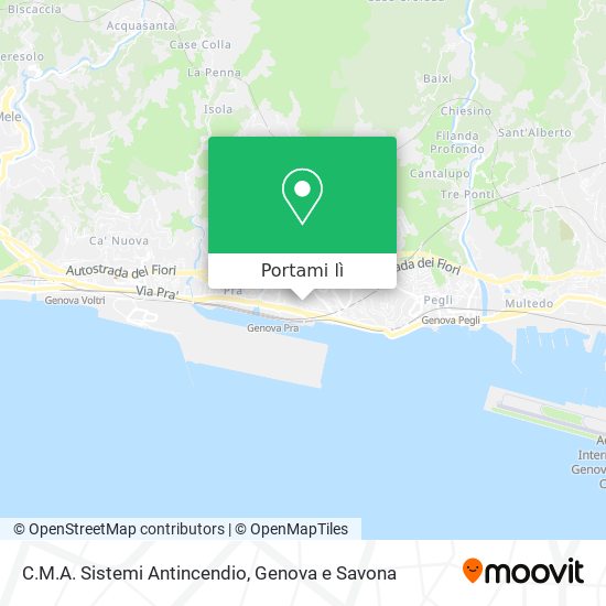 Mappa C.M.A. Sistemi Antincendio