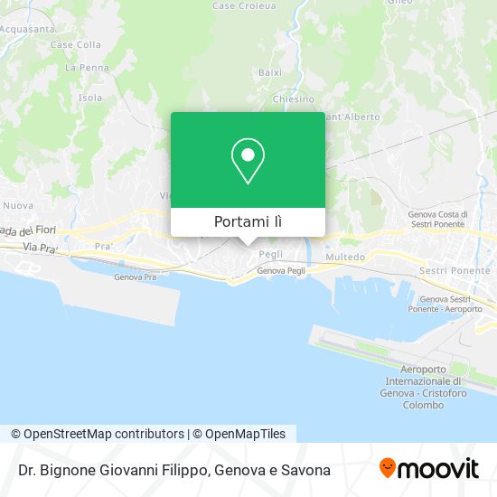 Mappa Dr. Bignone Giovanni Filippo