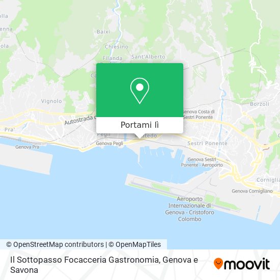 Mappa Il Sottopasso Focacceria Gastronomia