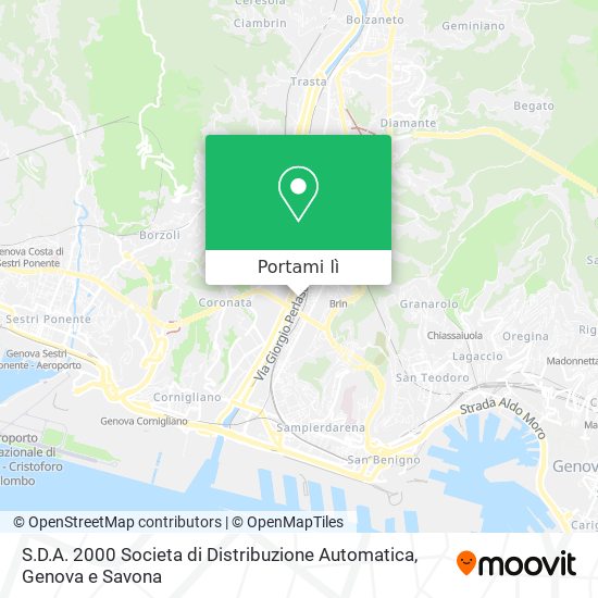 Mappa S.D.A. 2000 Societa di Distribuzione Automatica