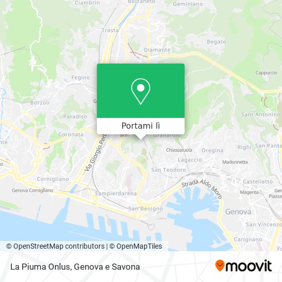 Mappa La Piuma Onlus