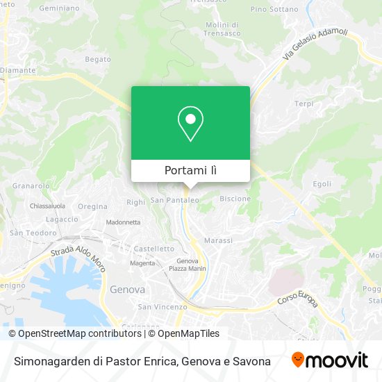 Mappa Simonagarden di Pastor Enrica