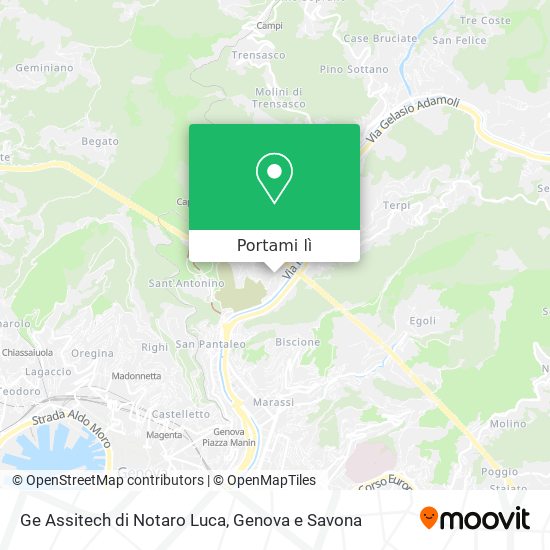 Mappa Ge Assitech di Notaro Luca