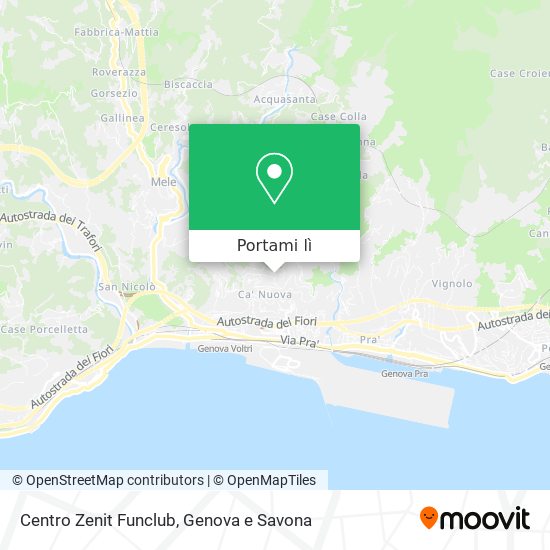 Mappa Centro Zenit Funclub