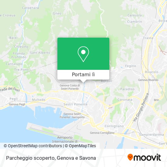 Mappa Parcheggio scoperto