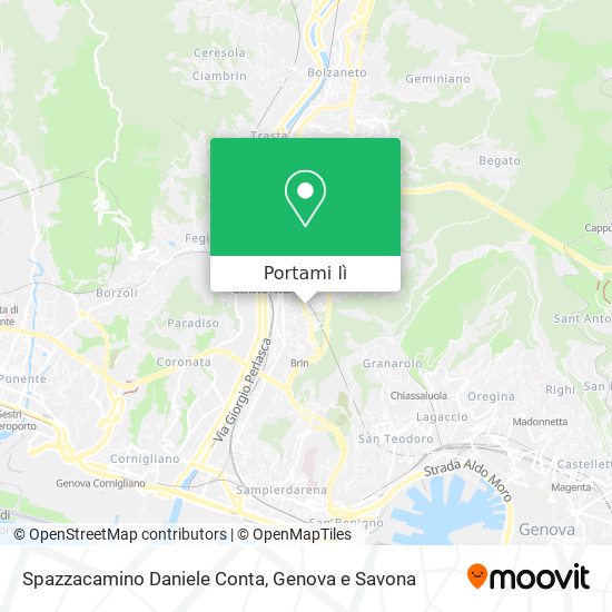 Mappa Spazzacamino Daniele Conta