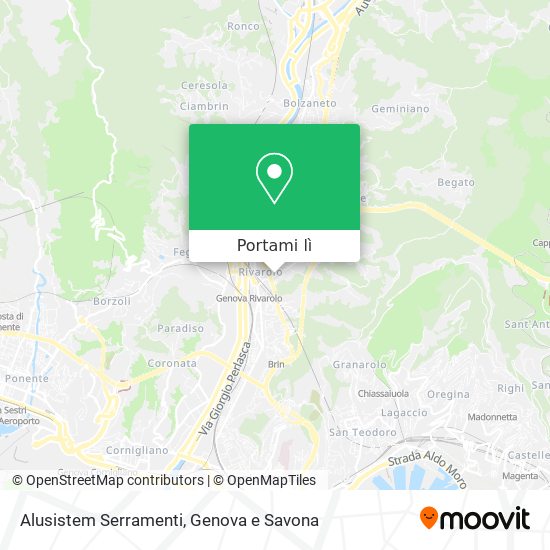 Mappa Alusistem Serramenti