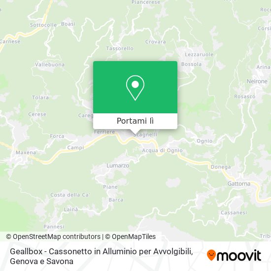 Mappa Geallbox - Cassonetto in Alluminio per Avvolgibili