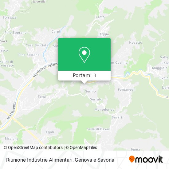 Mappa Riunione Industrie Alimentari