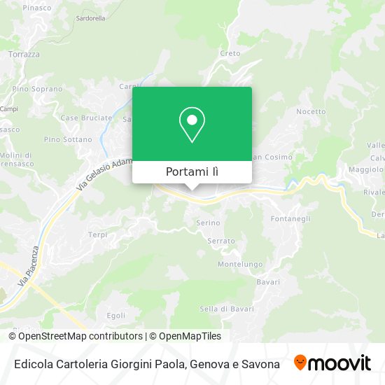 Mappa Edicola Cartoleria Giorgini Paola