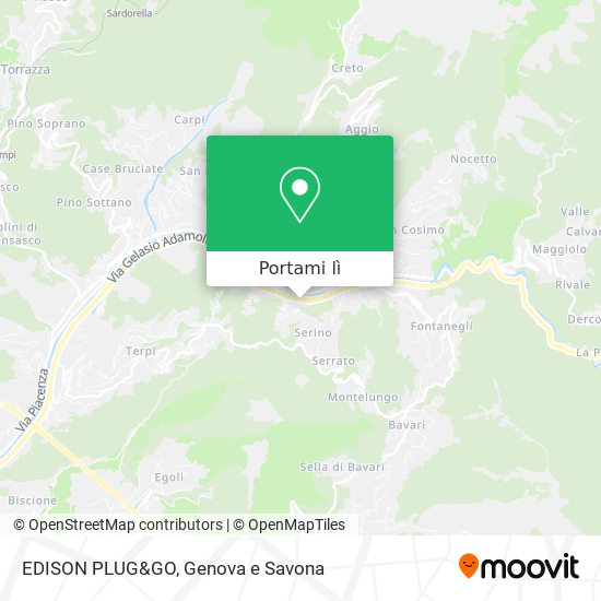 Mappa EDISON PLUG&GO