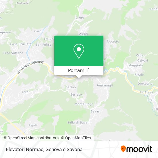 Mappa Elevatori Normac