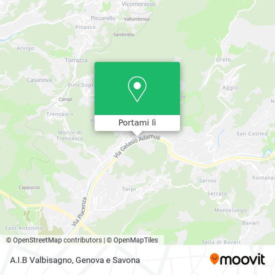 Mappa A.I.B Valbisagno