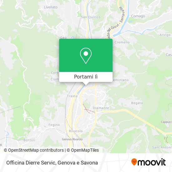 Mappa Officina Dierre Servic