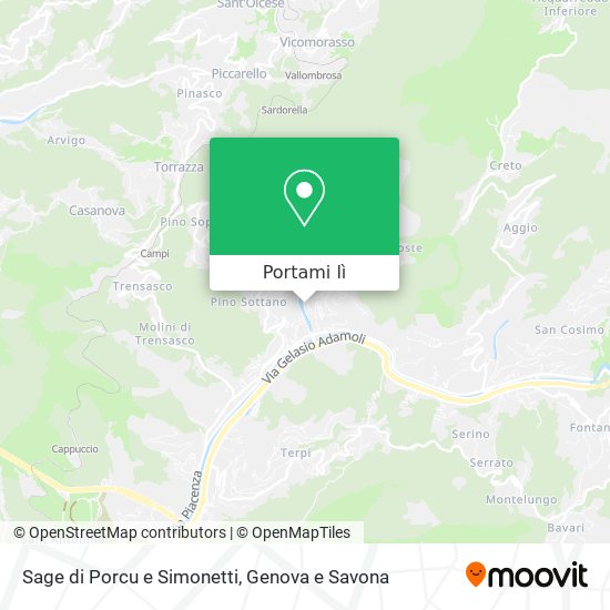 Mappa Sage di Porcu e Simonetti