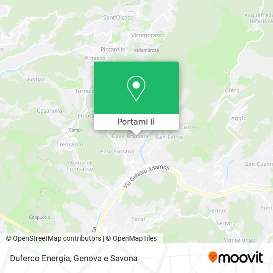 Mappa Duferco Energia