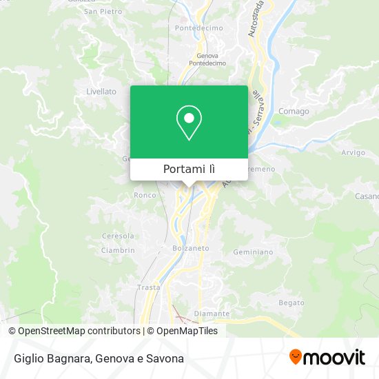 Mappa Giglio Bagnara