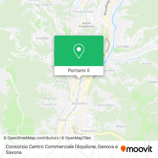 Mappa Consorzio Centro Commerciale l'Aquilone