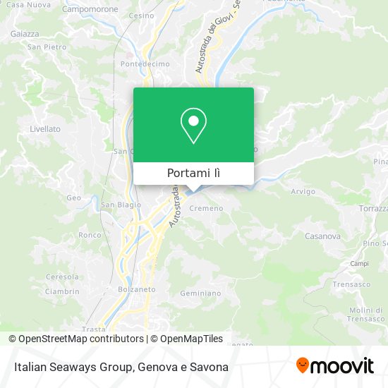 Mappa Italian Seaways Group