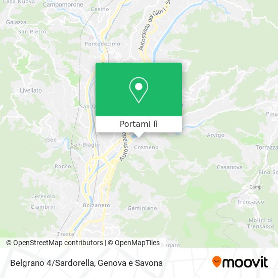 Mappa Belgrano 4/Sardorella
