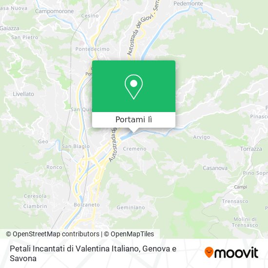 Mappa Petali Incantati di Valentina Italiano