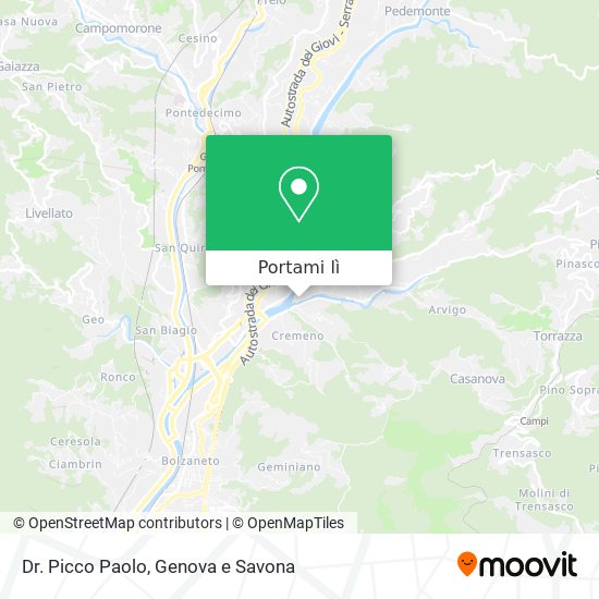 Mappa Dr. Picco Paolo