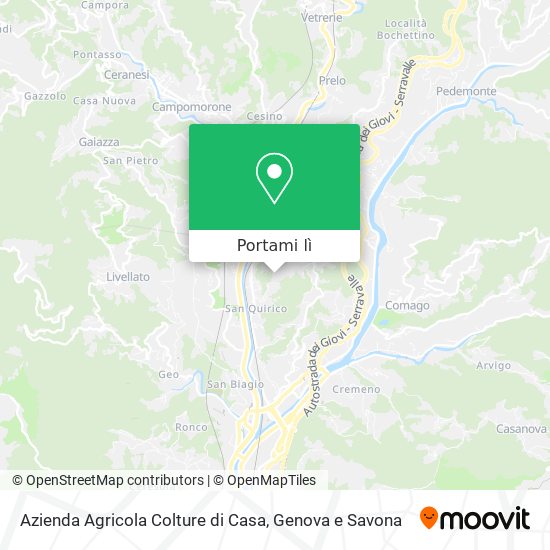 Mappa Azienda Agricola Colture di Casa