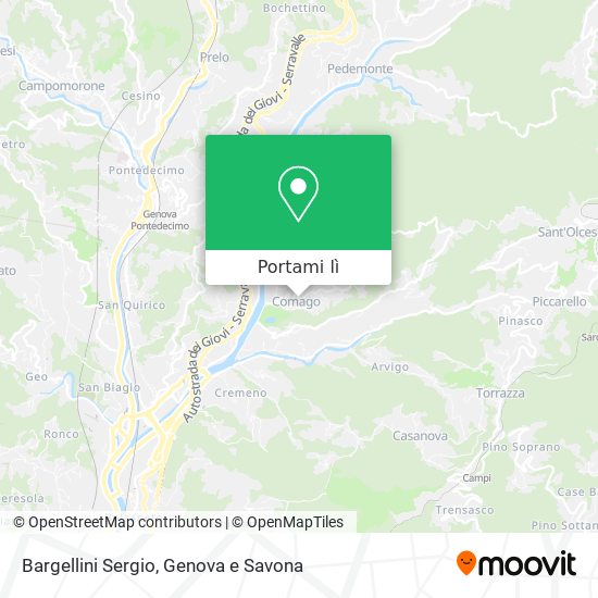 Mappa Bargellini Sergio