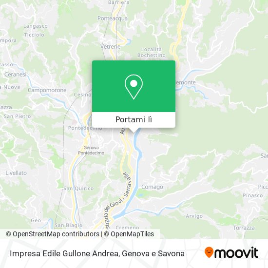 Mappa Impresa Edile Gullone Andrea