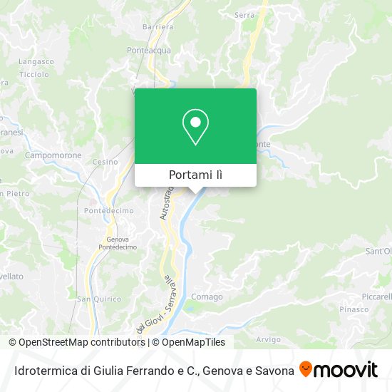 Mappa Idrotermica di Giulia Ferrando e C.