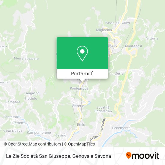 Mappa Le Zie Società San Giuseppe