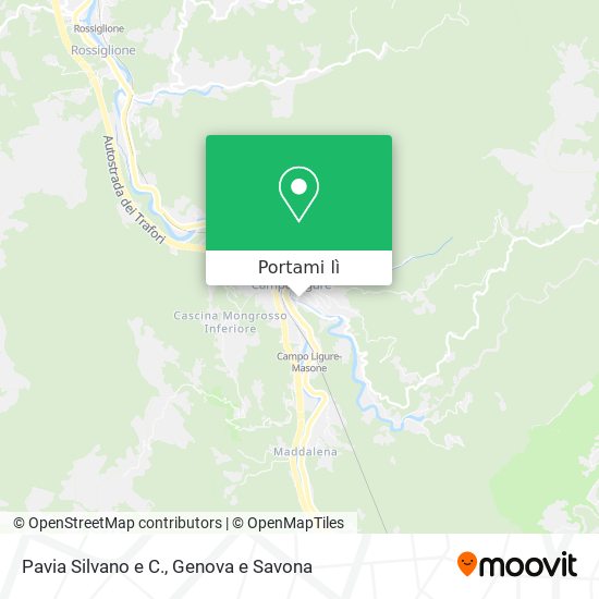 Mappa Pavia Silvano e C.