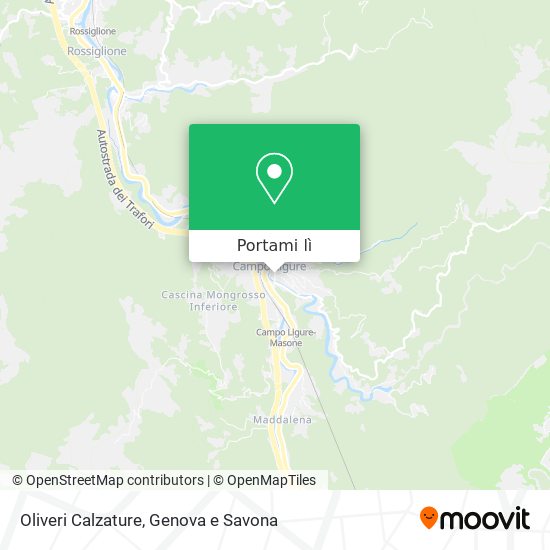 Mappa Oliveri Calzature