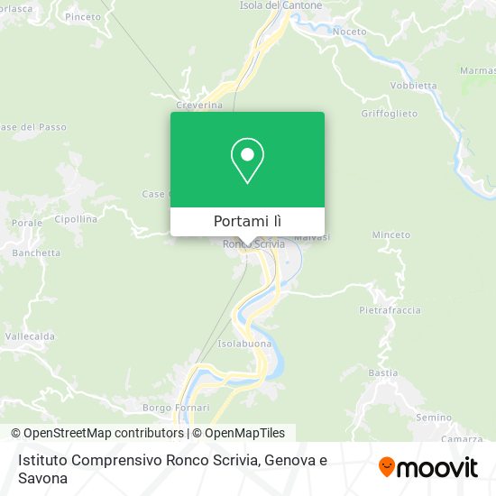 Mappa Istituto Comprensivo Ronco Scrivia