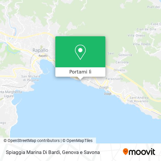 Mappa Spiaggia Marina Di Bardi