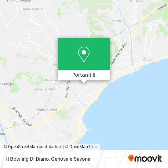 Mappa Il Bowling Di Diano