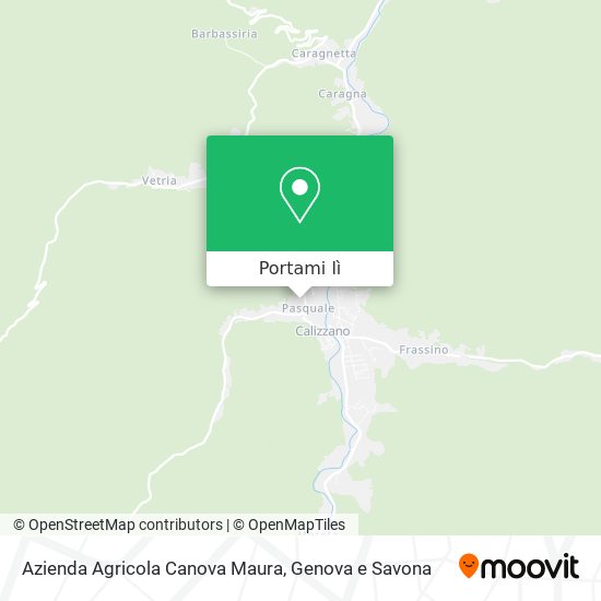 Mappa Azienda Agricola Canova Maura