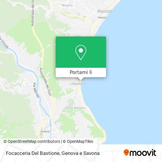 Mappa Focacceria Del Bastione