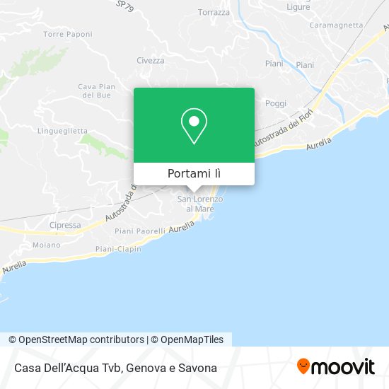 Mappa Casa Dell’Acqua Tvb