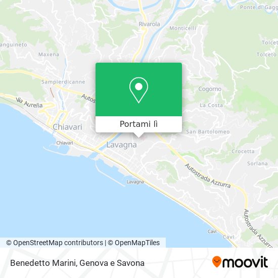 Mappa Benedetto Marini