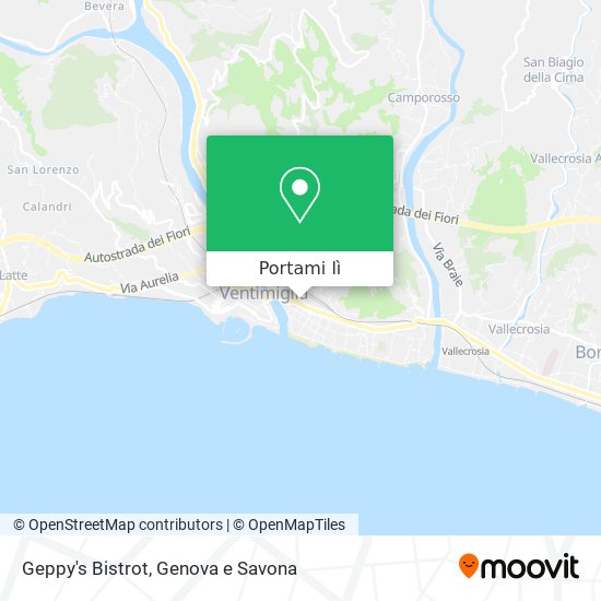 Mappa Geppy's Bistrot