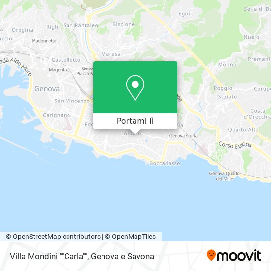 Mappa Villa Mondini ""Carla""