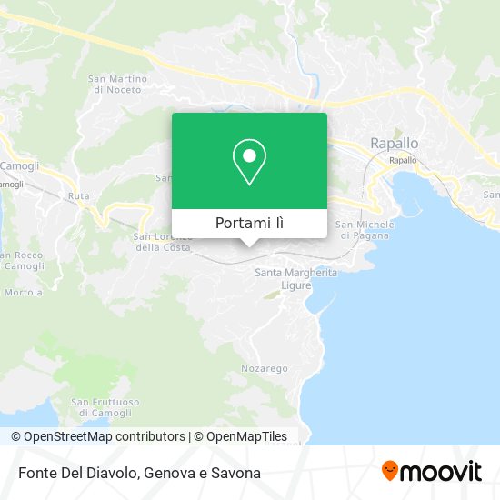 Mappa Fonte Del Diavolo