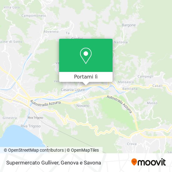 Mappa Supermercato Gulliver